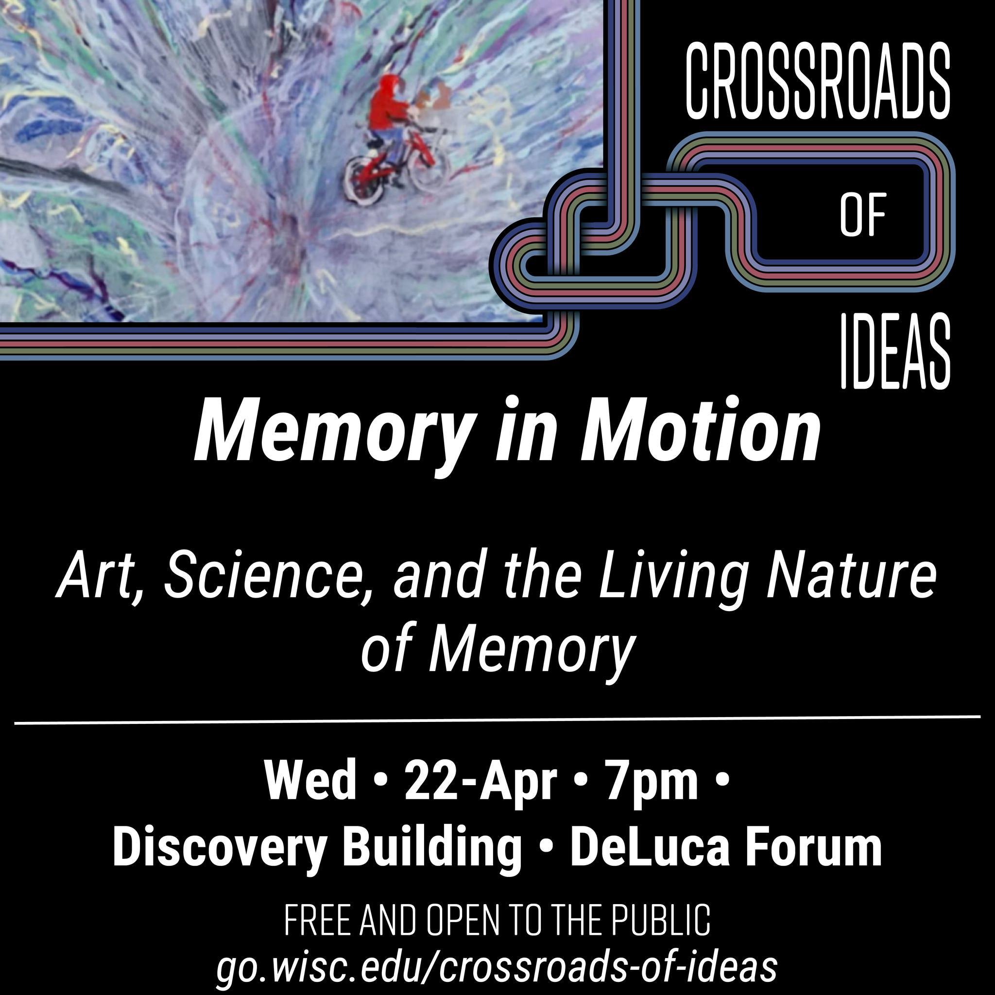 Explore the dynamic life of memory through the artistic lenses of film and painting alongside the analytical lens of science. Featuring Viviane Silvera, the University of Wisconsin–Madison Division of the Arts 2026 Artist in Residence, the event highlights her 2025 Telly Award winning film See Memory which invites audiences to visualize a reality where abstraction, emotion, and evolving ideas converge.