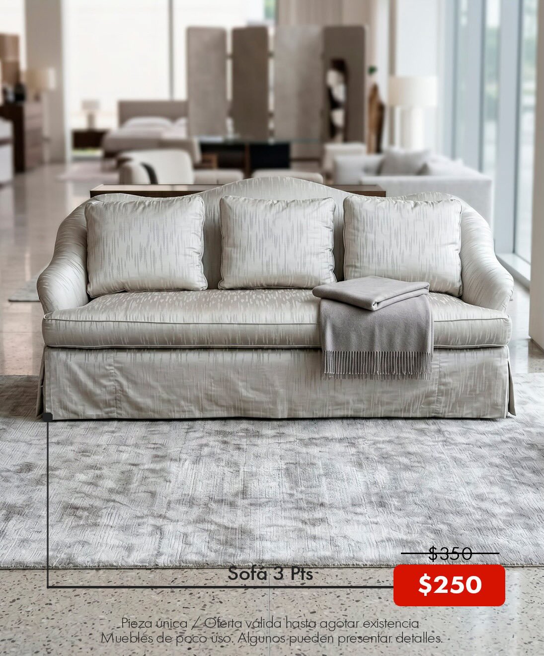 Hoy es martes y te traemos estas ofertas que no te puedes perder🥰🛋️🤩
Visítanos en: 📍entre la Av. Federico Boyd y Calle 50, Diagonal al Scotiabank, frente a la Fundación Gabriel Lewis Galindo.
Y CONTÁCTANOS a los 📞
Edgardo 📲 + 507 6342-3466
Christopher 📲 +507 6948-4846
Anabel 📲 +507 6553-7970
Héctor 📲 +507 6833-1738
Yadisinia 📲 +507 6660-5478
#panamá #muebleria #furniture #desing #decoracion